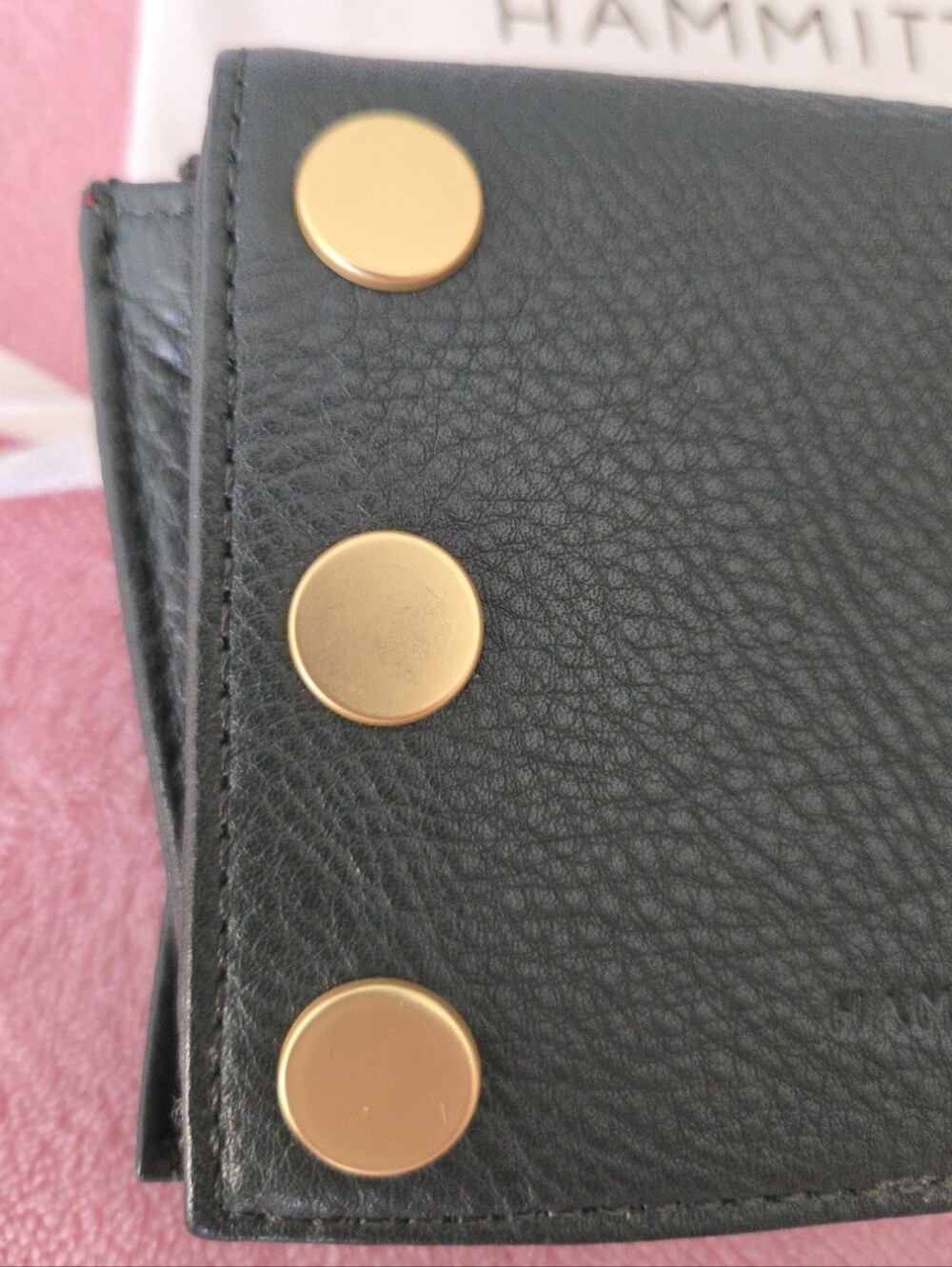 Hammitt Leather Allen Wallet In Green Room NWT - Picture 7 of 9